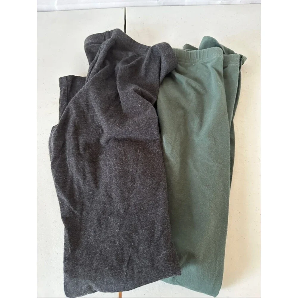Old Navy Girls Leggings Bundle (2 Pairs) Size XL – Stretchy Everyday Basics